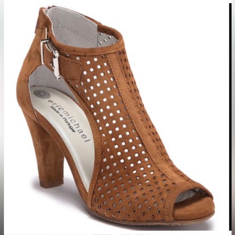 Eric Michael Crystal Suede Heels